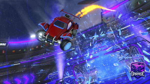 A Rocket League car design from H3ROICM4N