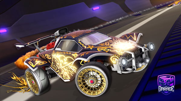 A Rocket League car design from McMoceXVII