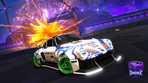 A Rocket League car design from 88eeyy