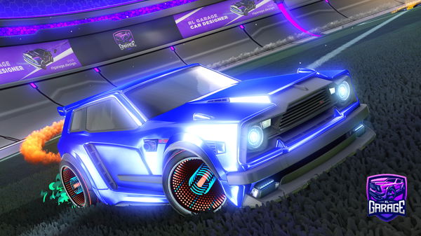 A Rocket League car design from CommanderHawk936