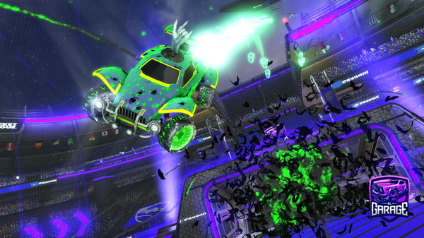 A Rocket League car design from MQstylez