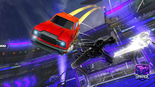 A Rocket League car design from Darklightningdevil