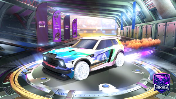 A Rocket League car design from MAMgamesOFF1019