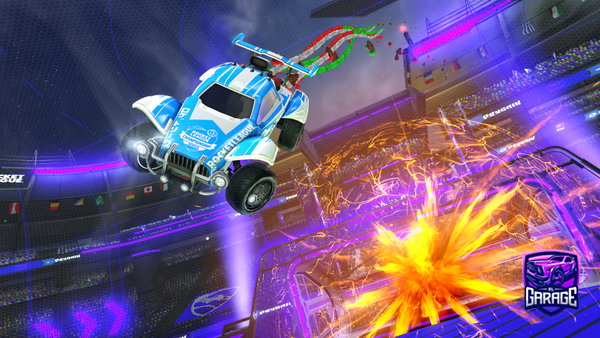 A Rocket League car design from beezow1493