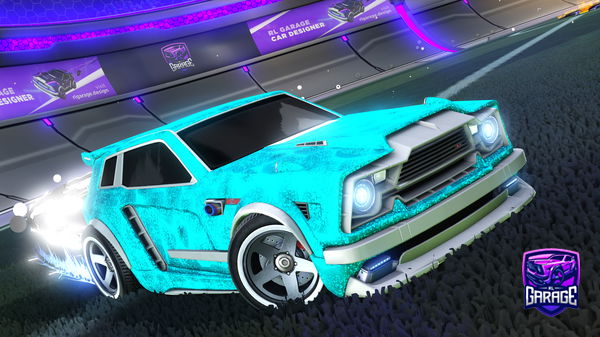 A Rocket League car design from Polarization3