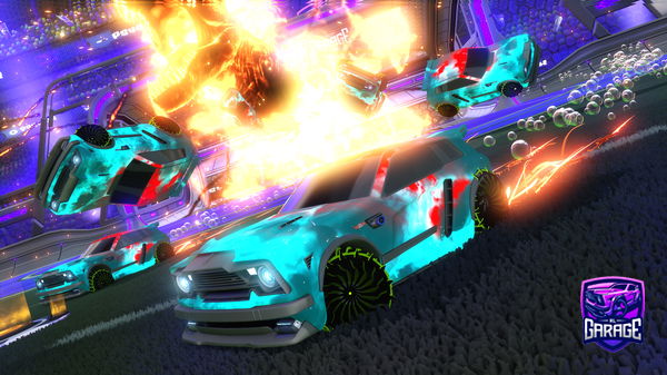 A Rocket League car design from absorbedfish