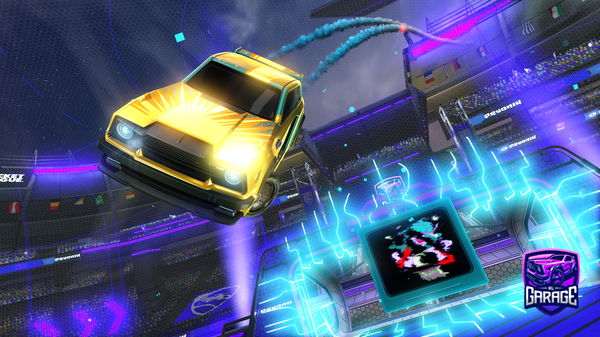 A Rocket League car design from Bolota123xD