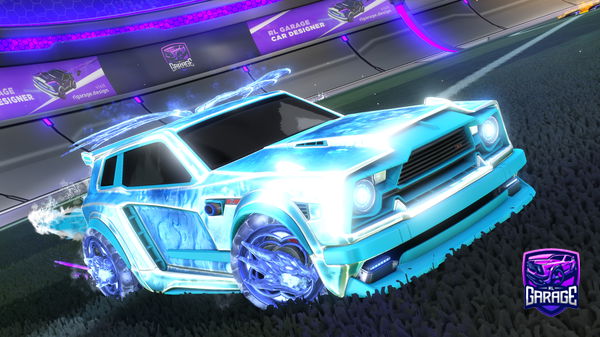 A Rocket League car design from doggo-aru