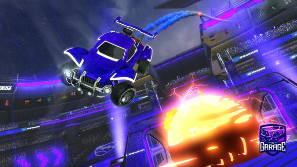 A Rocket League car design from Sweaty_BasBas