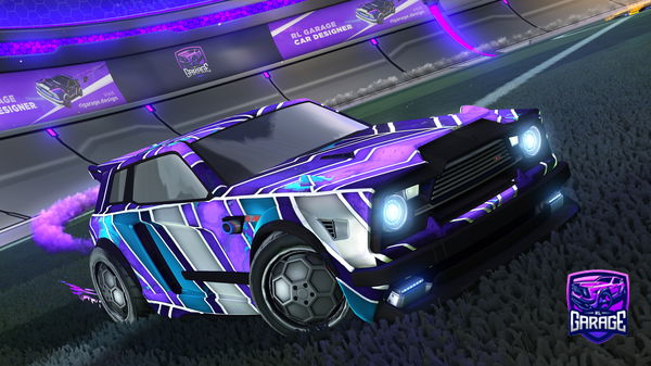 A Rocket League car design from Verrkami