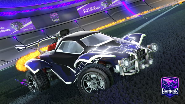 A Rocket League car design from NWZ_r1x4