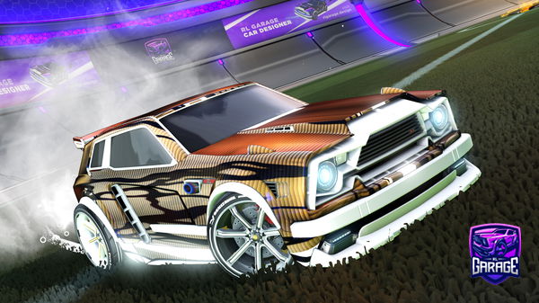 A Rocket League car design from OvershotFish657