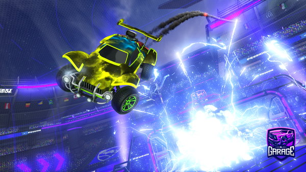 A Rocket League car design from slaxxyRL