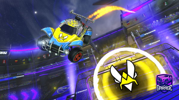 A Rocket League car design from Penguin_TTT