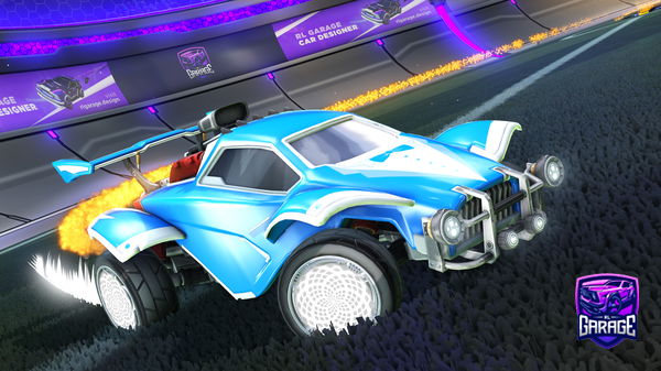 A Rocket League car design from Tate_RL123