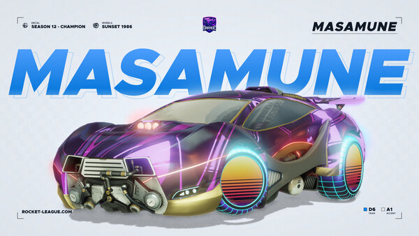 A Rocket League car design from GamerjackYT