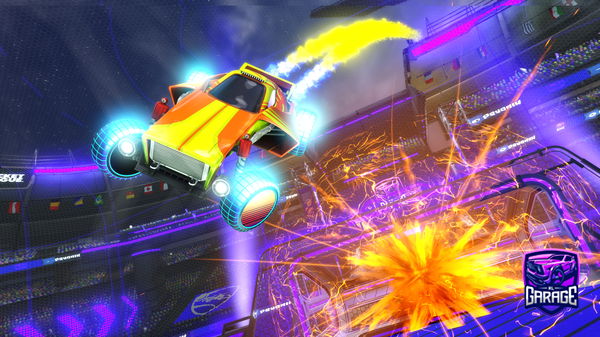 A Rocket League car design from MysTK13