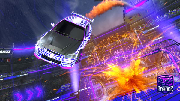 A Rocket League car design from Cameron-McL