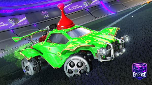 A Rocket League car design from CurtyRagsdude