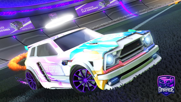 A Rocket League car design from Techno11deluxe1