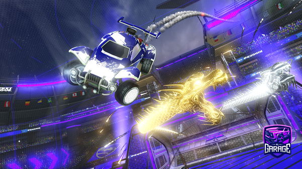 A Rocket League car design from cutxo