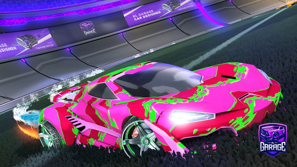 A Rocket League car design from electricwatermelon