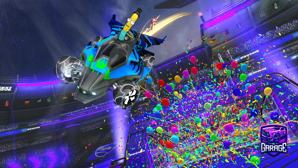 A Rocket League car design from Minionek323