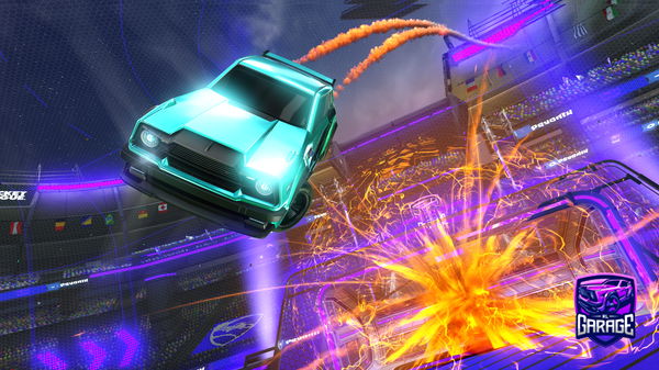 A Rocket League car design from Ai0nHD