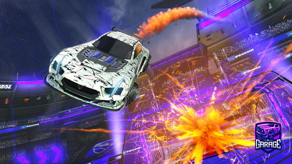 A Rocket League car design from CheeseManFunny7