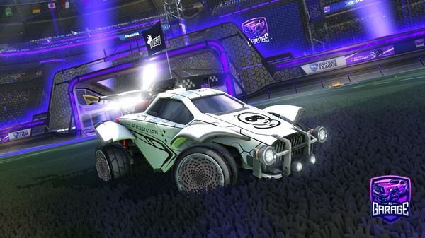 A Rocket League car design from Together-laser7