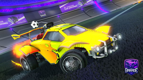 A Rocket League car design from T-Skip