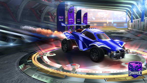 A Rocket League car design from Dropshotiux