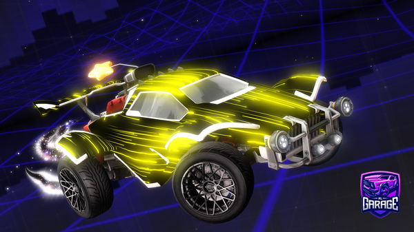 A Rocket League car design from choukrout234