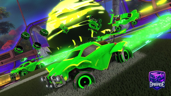 A Rocket League car design from Hudsonite