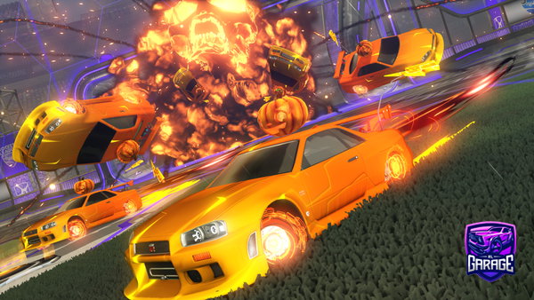 A Rocket League car design from Santiago_cosas