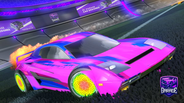 A Rocket League car design from dauna