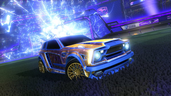 A Rocket League car design from Minuano
