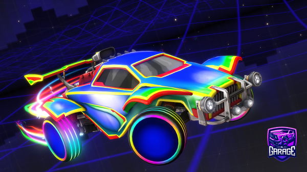 A Rocket League car design from intoblivion