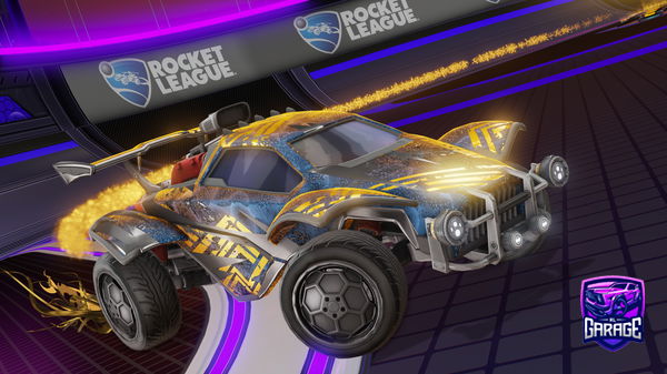 A Rocket League car design from thespareblobfish