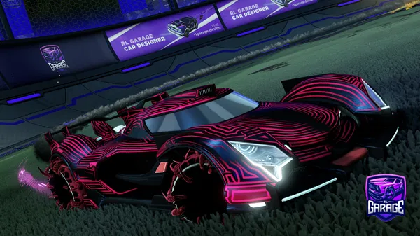 A Rocket League car design from sceller