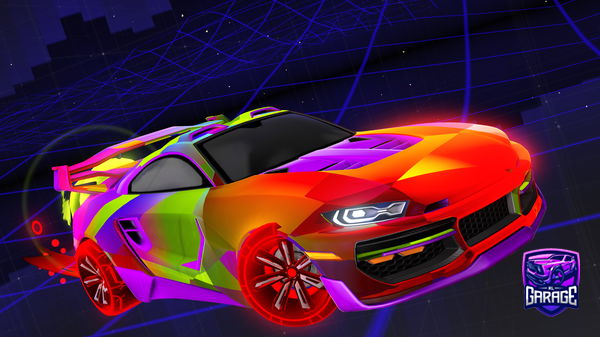 A Rocket League car design from irosario78