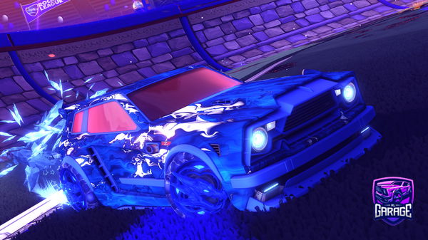 A Rocket League car design from IShowHamzah