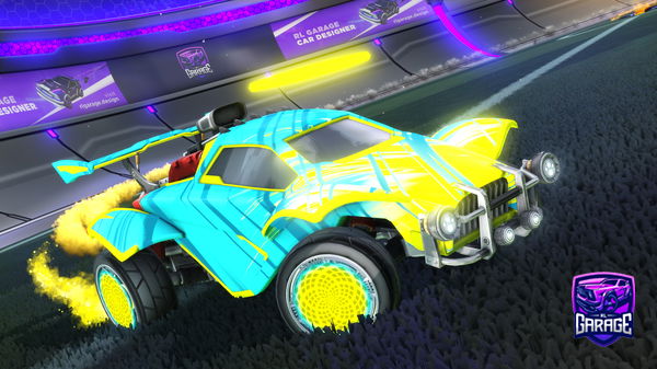A Rocket League car design from Pro_leemerlord