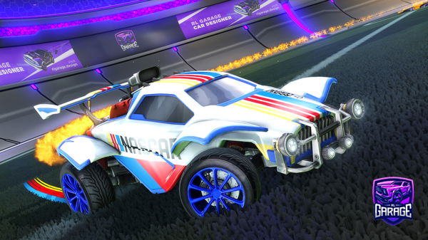 A Rocket League car design from Racing4878