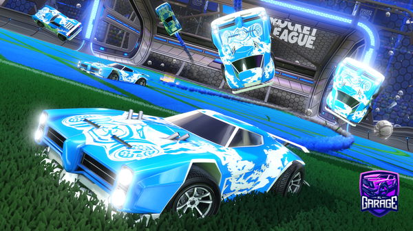 A Rocket League car design from Ninja4