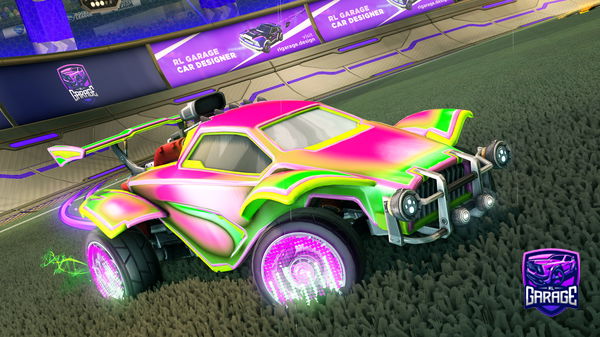 A Rocket League car design from dakyyy