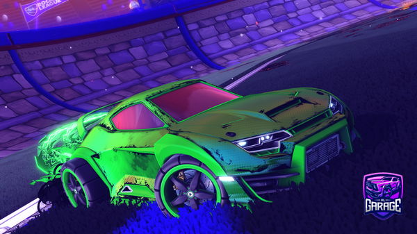 A Rocket League car design from vooza17