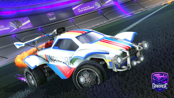 A Rocket League car design from Gupadre