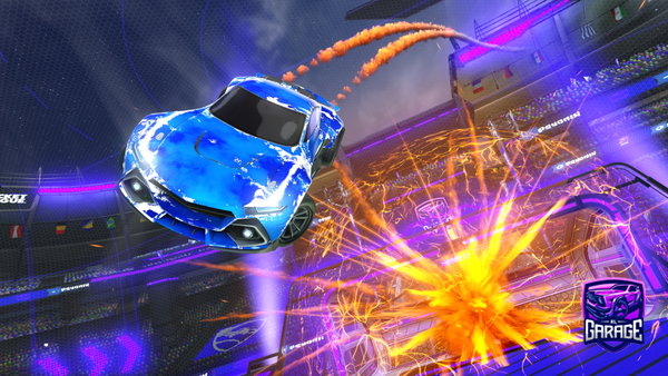 A Rocket League car design from tigre_gamer68