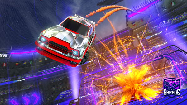 A Rocket League car design from btwahmet